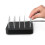 4 USB Ports Compatible Charging Station Multi Function Portable Smart Charger 4