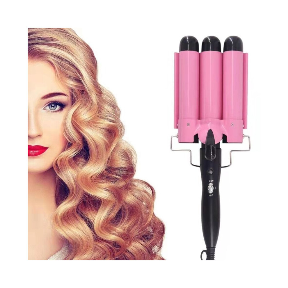 Wejoy Professional Hair Curling Iron 25Mm Ceramic Triple Barrel Hair Curler Irons Hair Wave Waver Styling Tools Hair Styler Wand