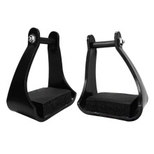 Pair Horse Riding Stirrups Tread Saddle-Mounted Safety Tapered Equipment