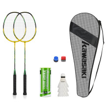Kawasaki Badminton Racket 1U Aluminum Alloy Frame Badminton Racquet With String UP-0160 With Free Gift Shuttlecock