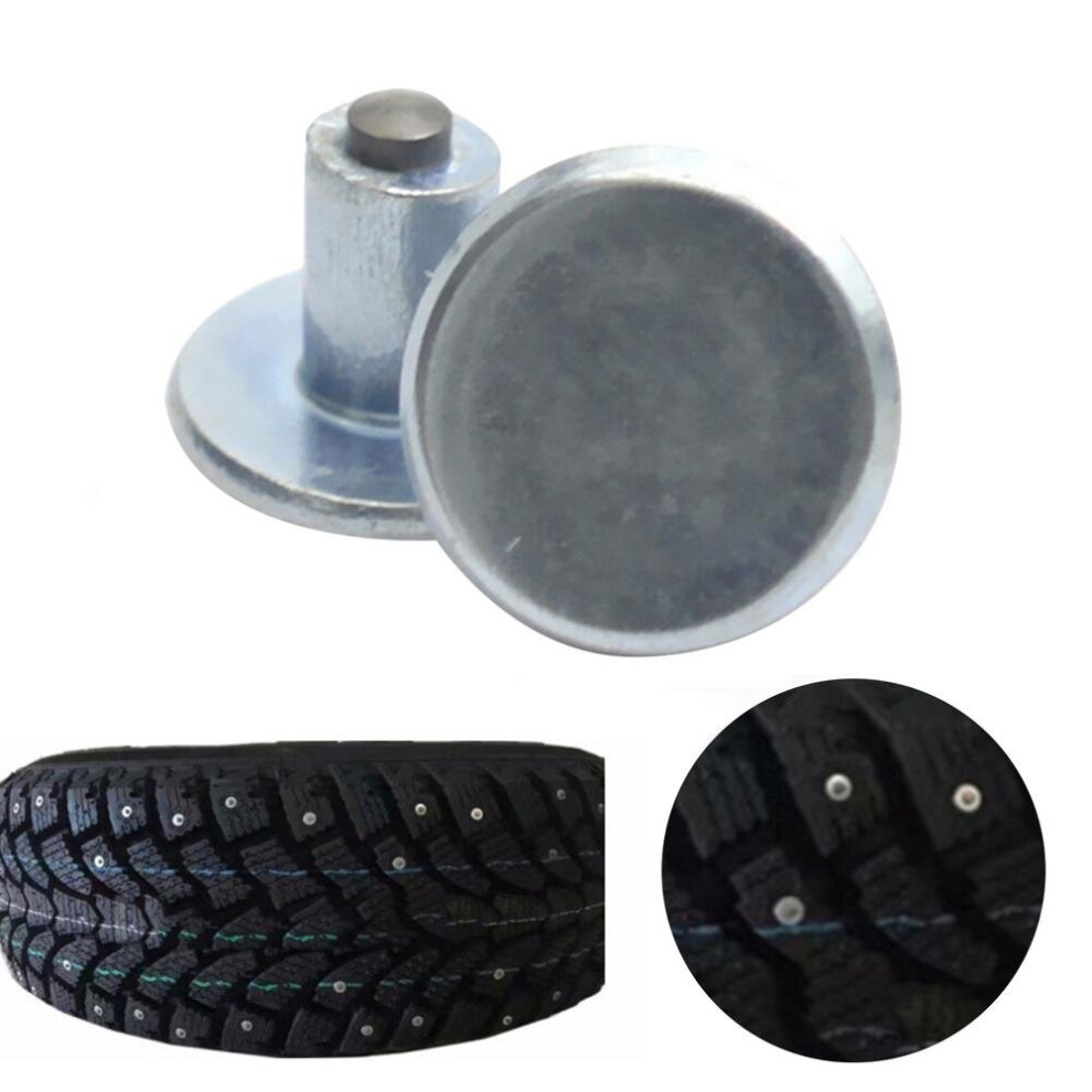 100Pcs Winter Car Anti-Skid Tire Studs Auto Snow Tire Spikes Screw Off-Road Vehicle Tire Nail 6.5-5.7 6.5-5.7 For Car Truck Bike 5063131530759