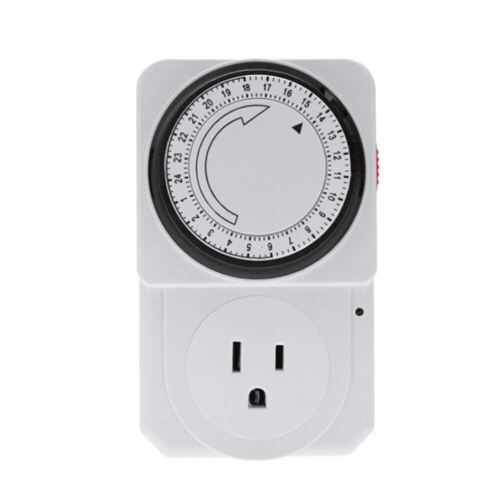 24 Hour Mechanical Electrical Plug Program Timer Power Switch Energy Saver 5063131635966