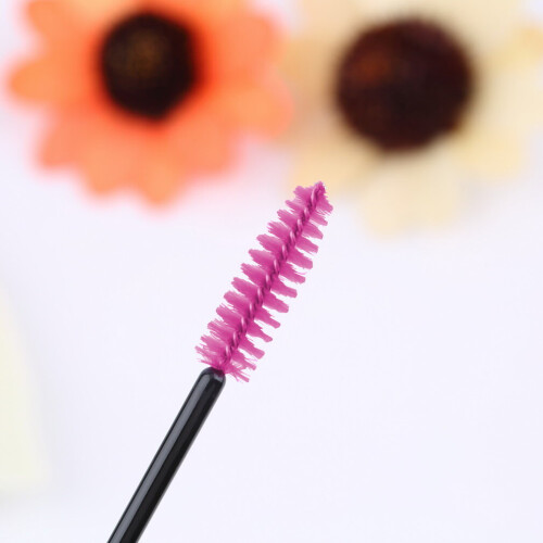 100 PCS Disposable Eyelash Mini Brush Mascara Wand Applicator Spooler Makeup 2