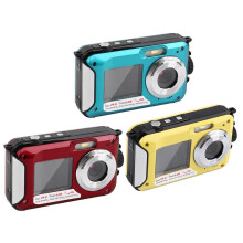 Digital Camera Waterproof 24MP MAX 1080P Double Screen16x Zoom Camcorder