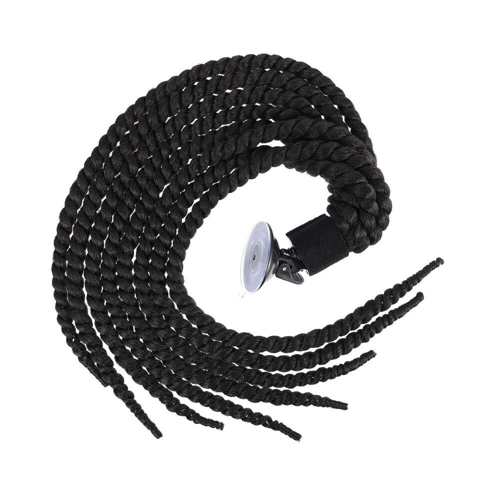 Wejoy Unisex Motorcycle Helmet Braids Woman Braids Wig For Motorbike Helmets