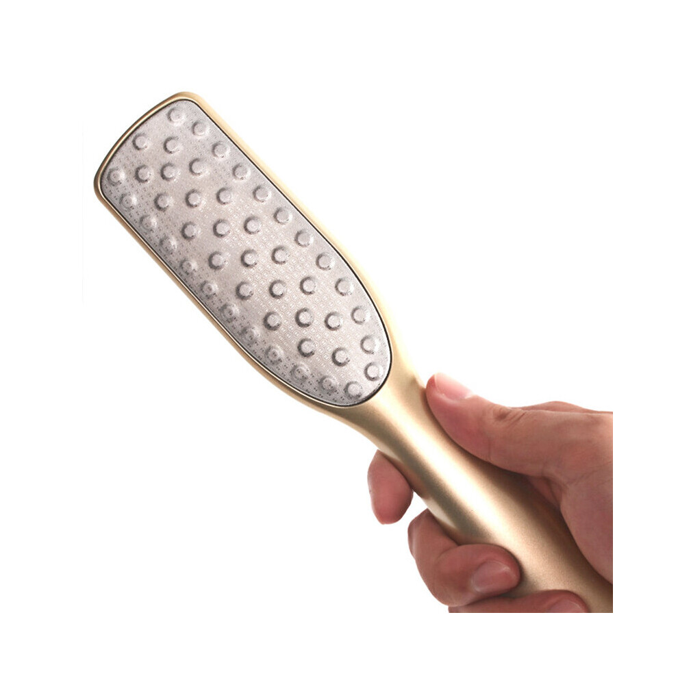 Wejoy Pedicure Foot File Callus Remover Stainless Steel Foot Scraper Portable Rasp Colossal Foot Grater Scrubber Pro For Wet Dry Feet