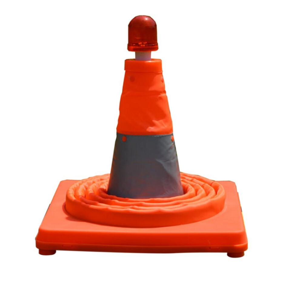 4Cm5/50Cm/65Cm Reflective Traffic Cone New Folding Collapsible Orange Road Safety Cone Traffic Pop Up Parking Multi Purpose 5063131578836