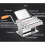 Pasta Press Machine Manual Noodle Maker Small Household Hand Crank Pasta Maker Rolling Machine 7