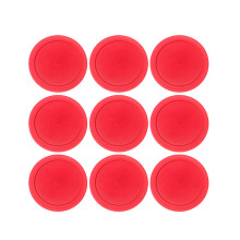 10Pcs/lot 82mm 63mm Air Table Hockey Pucks Red Table Mini Ice Hockey Disk Air Suspension Accessories Game Ball Sport Tools