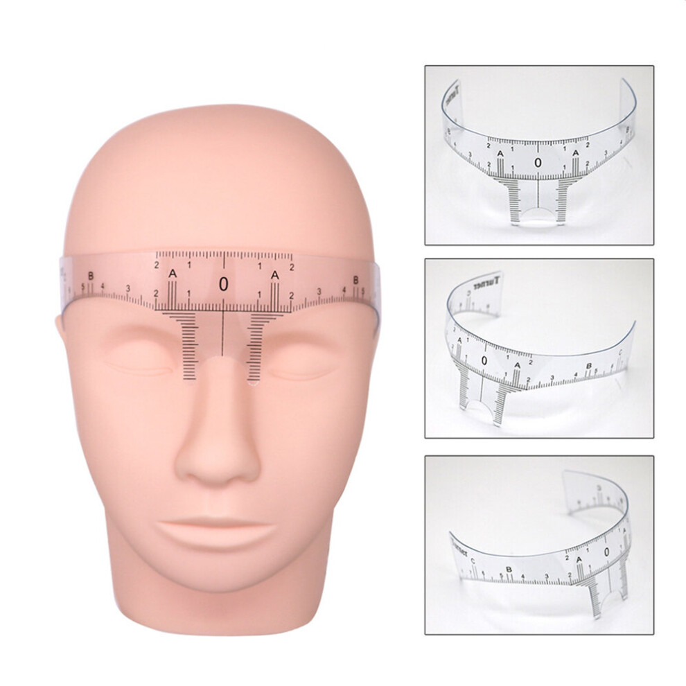 Wejoy Eyebrow Ruler, Eyebrow Stencil Microblading Ruler, Disposable Eyebrow Template, Eyebrow Shape Kit, For Tattoo Makeup Tools