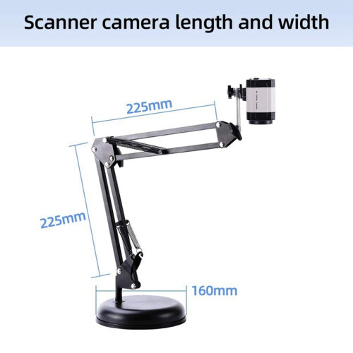 8MP Document Camera for Teachers,4K High Definition USB Portable Scanner,Multi-Languages OCR for Distance Education 2