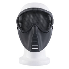 New Hot BB Mesh Face Goggle Full Face Protecting Black Mask Skull For CS
