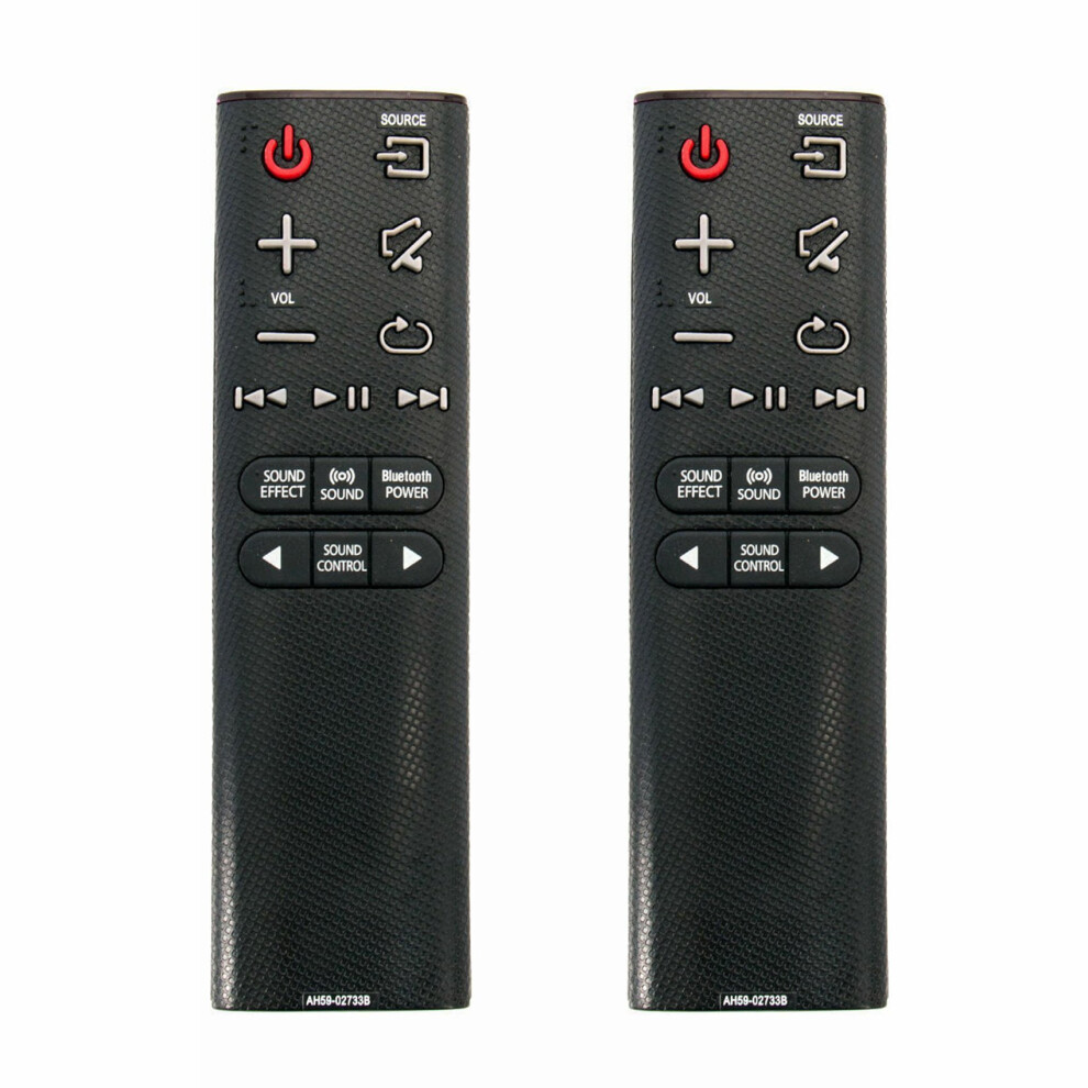 2X Remote Control Ah59-02733B For Samsung Soundbar Hwk360 Hwk450 Hwk550 Hwj4000 4761643012114