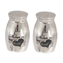 2X Cremation Urns, Ashes Keepsake, Memorial Mini Urn Funeral Urn