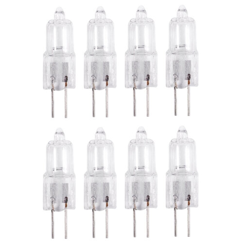 12V 20W 2 Pin G4 Base Halogen Light Bulb 8 Pieces Warm White 1