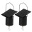 2X Wind Spinner Motor Solar Hanging Display Motor Rotating Solar Energy Wind Spinner Motor Rotatable Hook 2