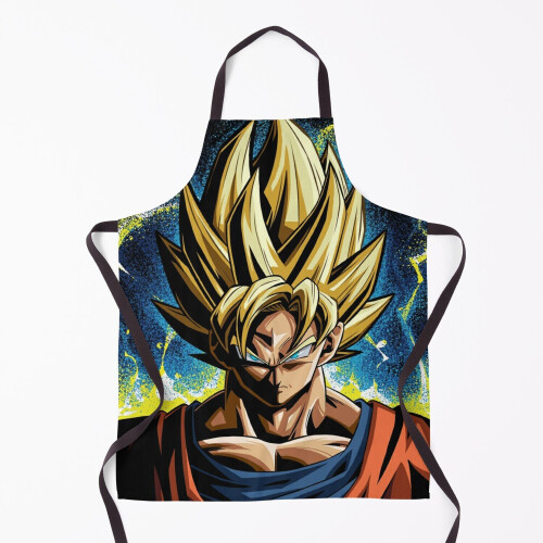 Dragon Ball Goku Grill Aprons for Kitchen BBQ Chef