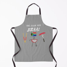 Ons Gaan Nou Braai - South Africa Braai Grill Aprons for Kitchen BBQ Chef
