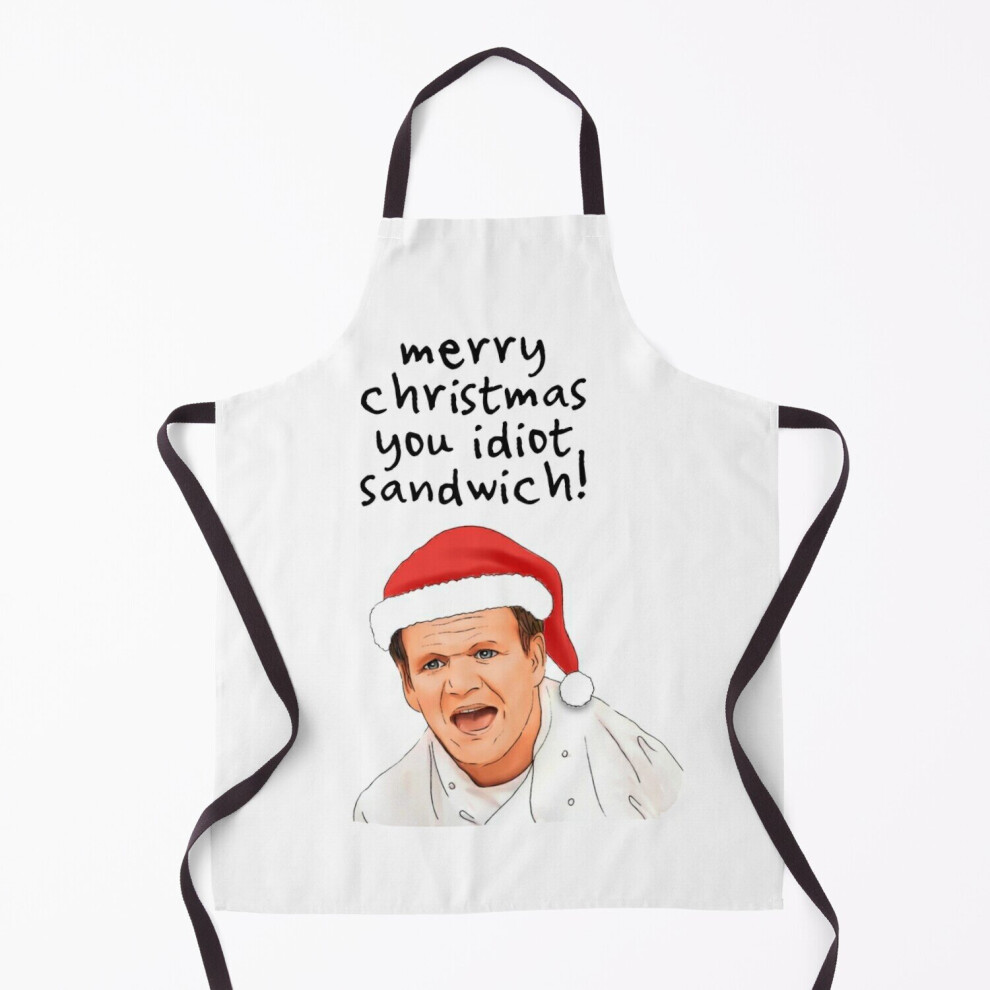 Famgem Gordon Ramsay Idiot Sandwich Grill Aprons For Kitchen Bbq Chef