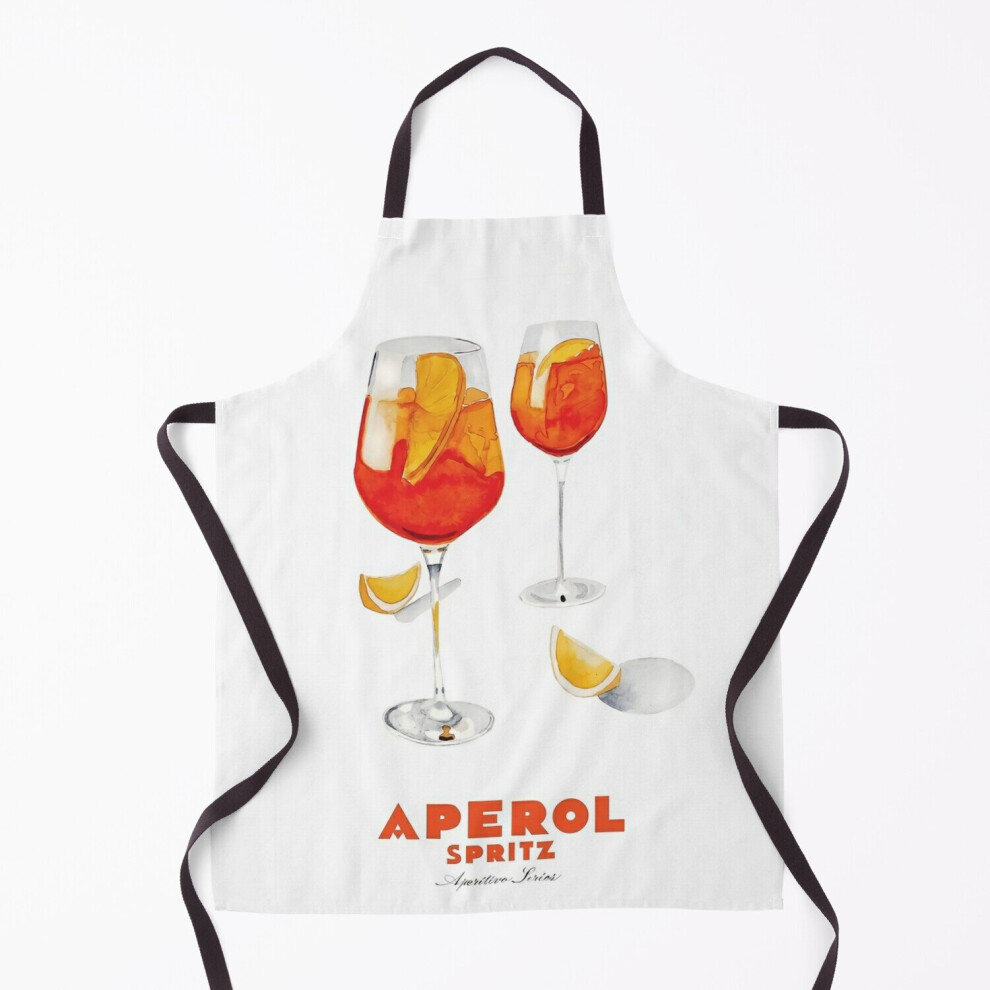 Vintage Aperol Spritz Grill Aprons for Kitchen BBQ Chef