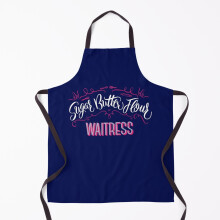 Sugar Butter Flour and Waitress logo - Waitress the Musical - Broadway, West End Grill Aprons for Kitchen BBQ Chef