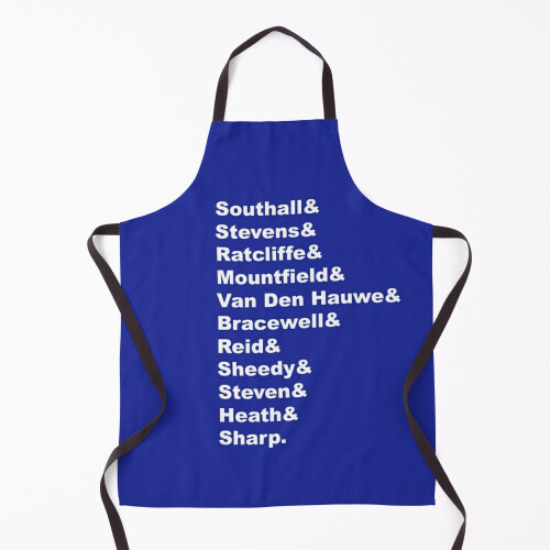 Everton League Title Team 1987 Grill Aprons for Kitchen BBQ Chef