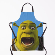 Shrek Grill Aprons for Kitchen & BBQ Chef, Waterproof, Adjustable Neck, 2 Front Pockets, 21x29 in, Durable Polyester Blend
