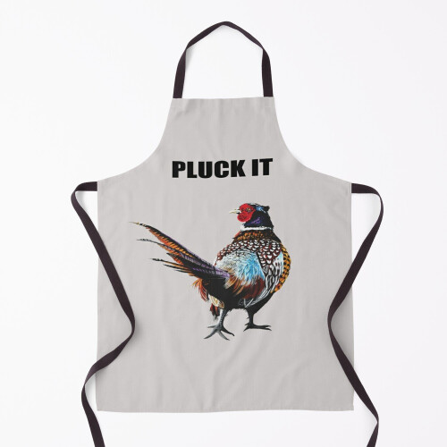 PLUCK IT Pheasant humour Grill Aprons for Kitchen BBQ Chef
