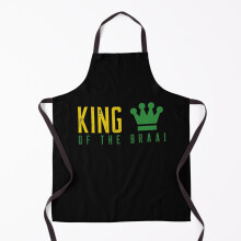 South African - King of the Braai Grill Aprons for Kitchen BBQ Chef