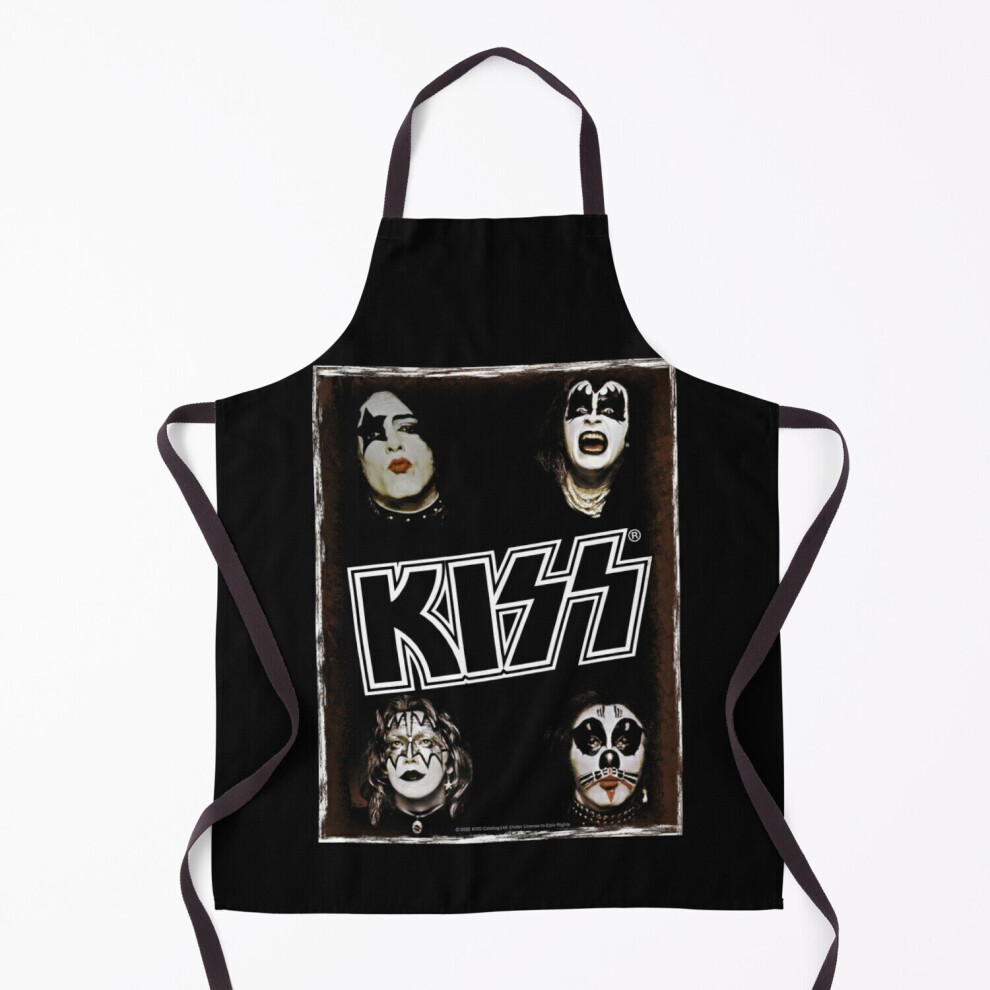 Vintage kiss original band Grill Aprons for Kitchen BBQ Chef