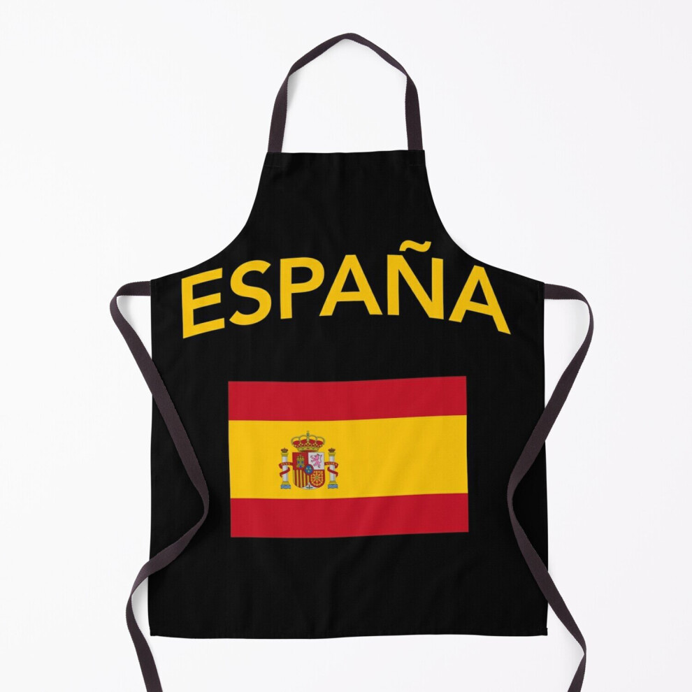 Spain Spanish Flag Grill Aprons for Kitchen BBQ Chef