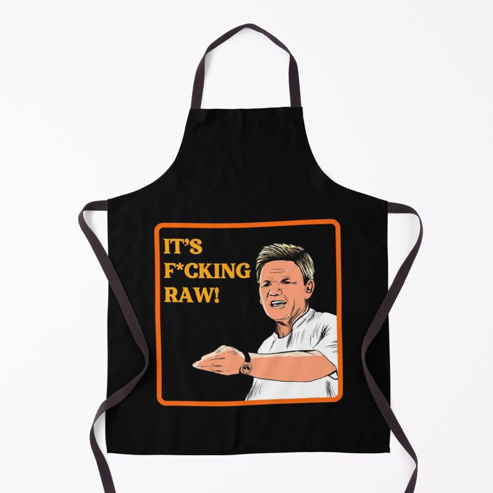 Famgem Its Raw! Gordon Ramsey, Retro Grill Aprons For Kitchen Bbq Chef