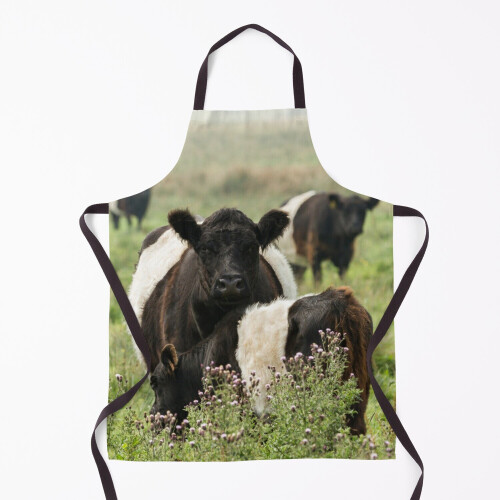 Belted Galloway Cows Grill Aprons for Kitchen BBQ Chef