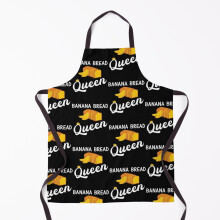 Funny Baking Banana Bread Queen Grill Aprons for Kitchen BBQ Chef