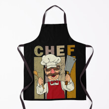 The Muppet Kitchen Swedish Chef Grill Apron - Adjustable Neck BBQ Kitchen Apron for Cooking and Grilling