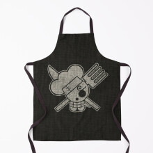 OP 38 - Sanji's personal Jolly Roger (New world) Grill Aprons for Kitchen BBQ Chef