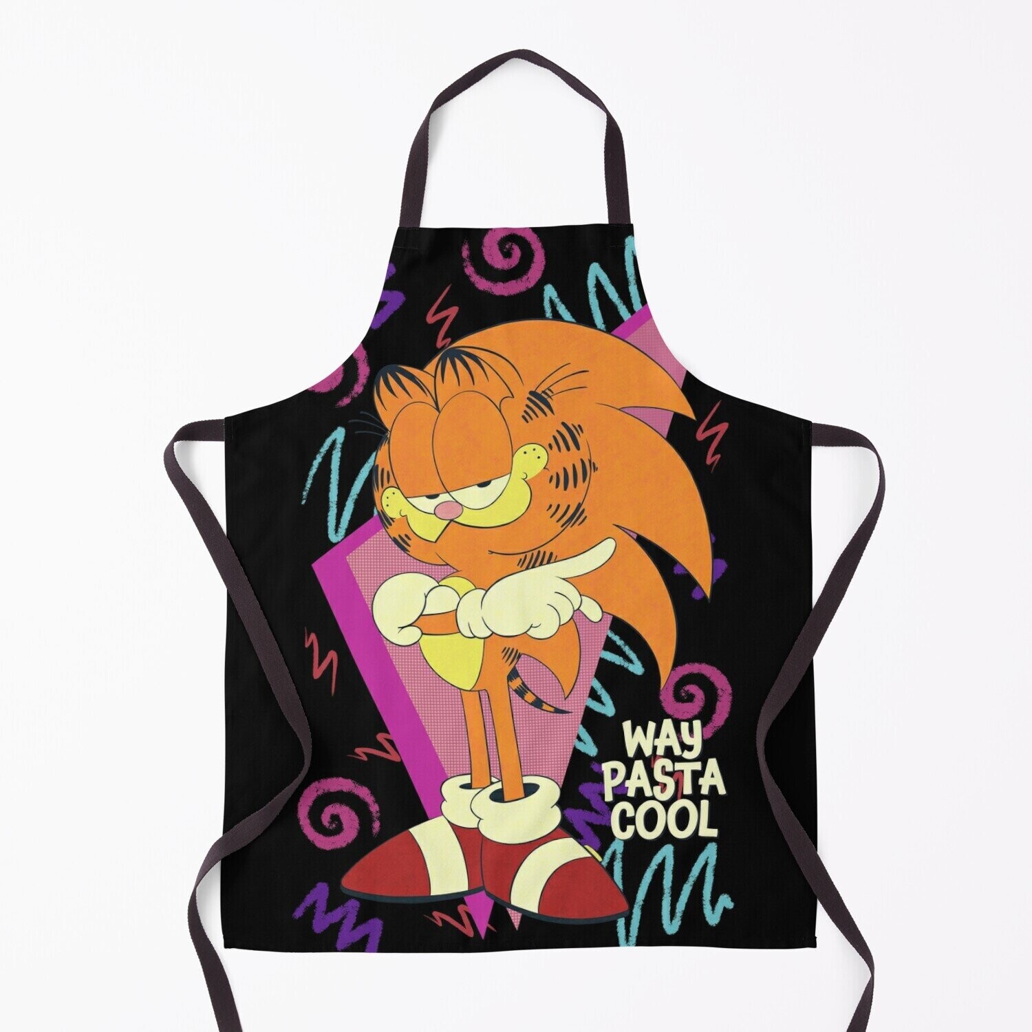 Garfield the Hedgehog Grill Aprons for Kitchen BBQ Chef on OnBuy