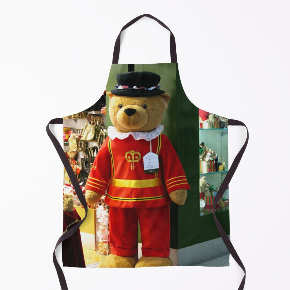 Harrods 6ft Beafeater Bear Grill Aprons for Kitchen BBQ Chef