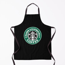 Dumb Starbucks Grill Aprons for Kitchen BBQ Chef