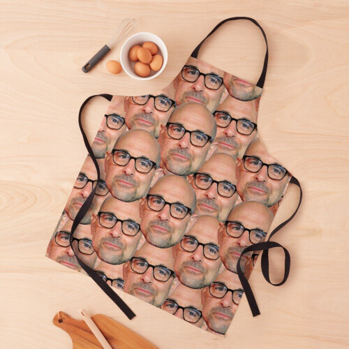 Stanley Tucci head design Grill Aprons for Kitchen BBQ Chef 2