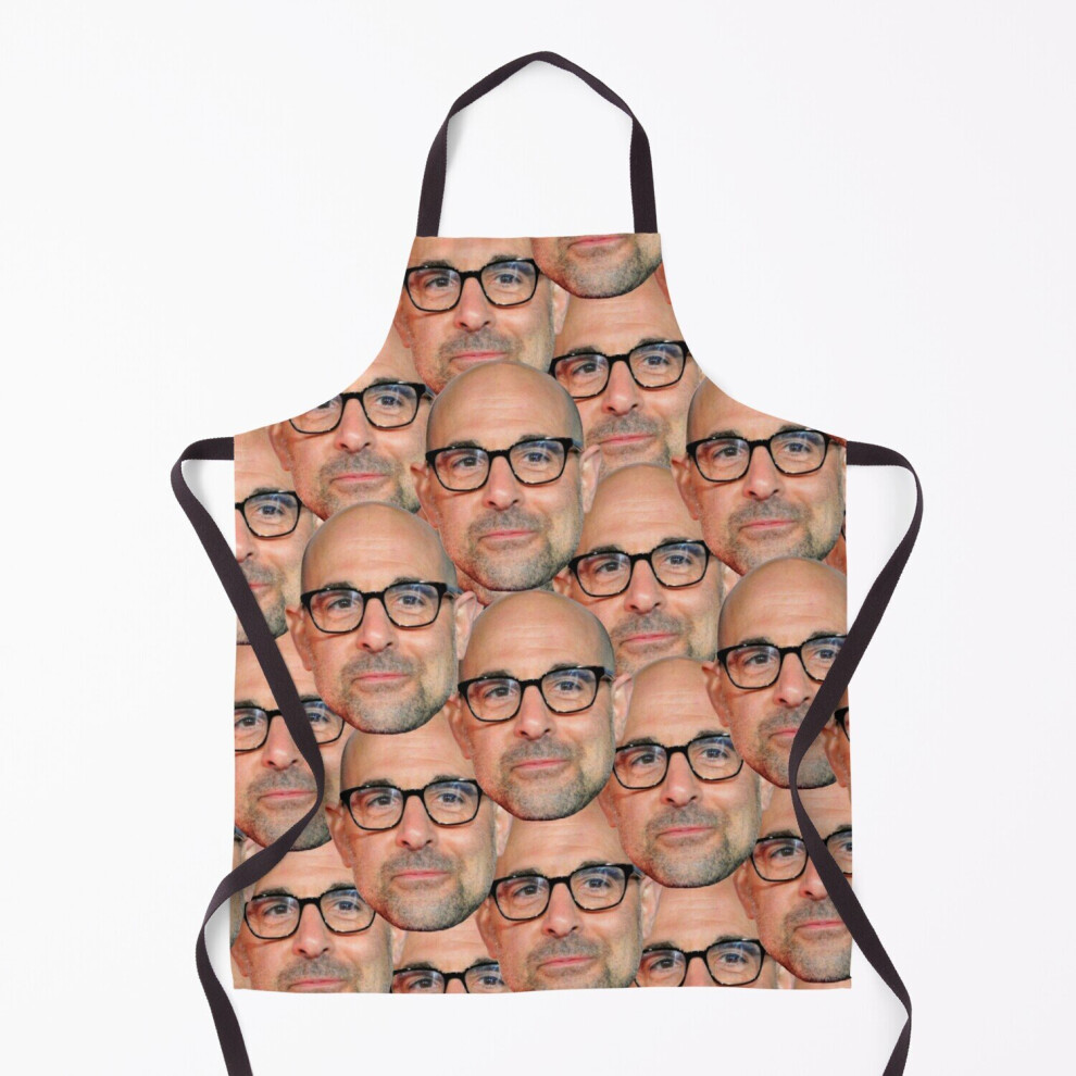 Stanley Tucci head design Grill Aprons for Kitchen BBQ Chef