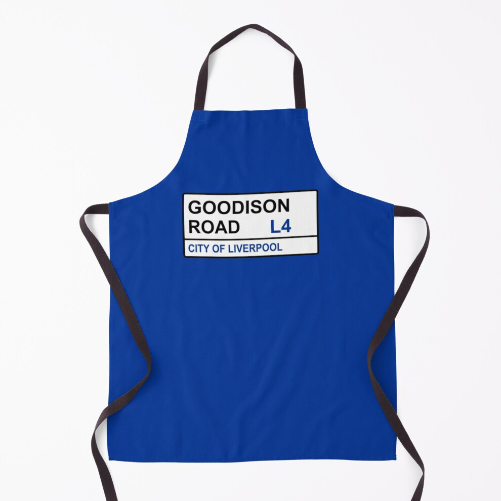 Everton Football Team Goodison Road Street Sign Grill Aprons for Kitchen BBQ Chef