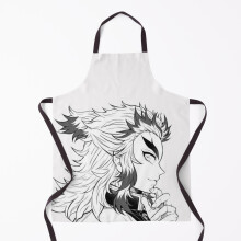 rengoku demon slayer-2 Grill Aprons for Kitchen BBQ Chef
