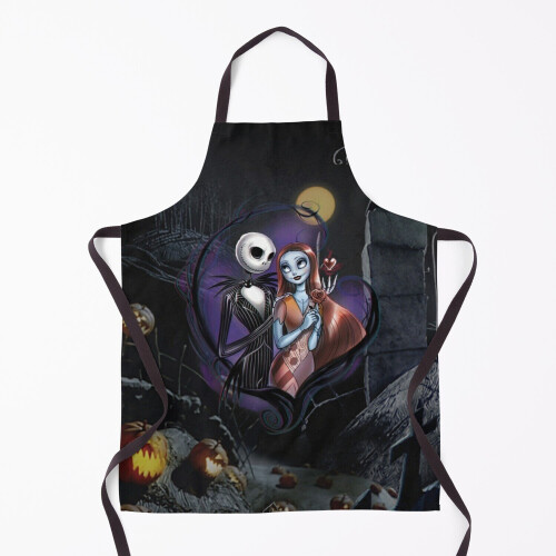 Nightmare Before Christmas Grill Aprons for Kitchen BBQ Chef