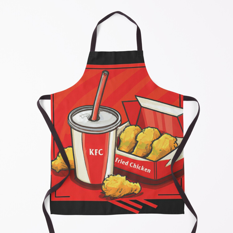 KFC Fried Chicken Box Soda Grill Aprons for Kitchen BBQ Chef