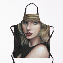Taylor Swift Painting Grill Aprons for Kitchen BBQ Chef