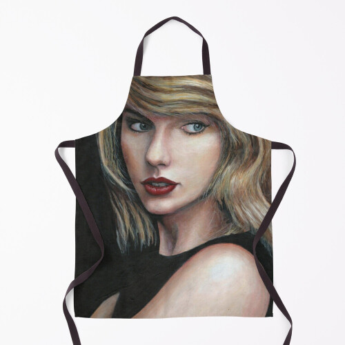 Taylor Swift Painting Grill Aprons for Kitchen BBQ Chef