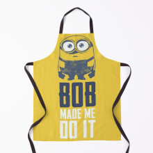 Minions(BOB MADE ME DO IT) Grill Aprons for Kitchen BBQ Chef