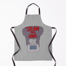 The Simpsons Steam The Hams Grill Apron – Waterproof Kitchen & BBQ with Adjustable Neck