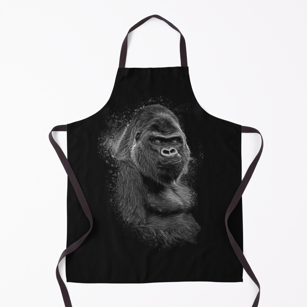 Silverback Gorilla Splatter Design Grill Aprons for Kitchen BBQ Chef